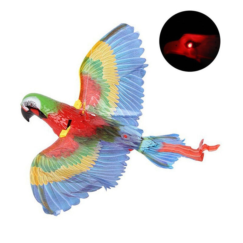 Simulation Bird Cat Interactive Pet Toys Hanging Eagle Flying