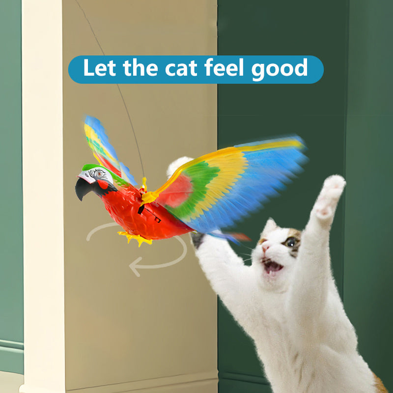 Simulation Bird Cat Interactive Pet Toys Hanging Eagle Flying