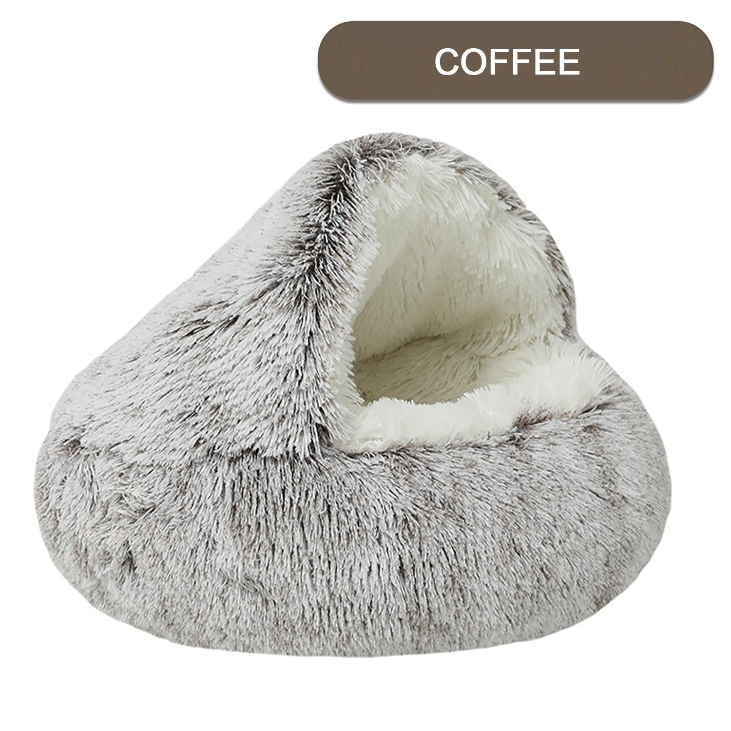 Luxurious Plush Round Cat Bed Cat Bed