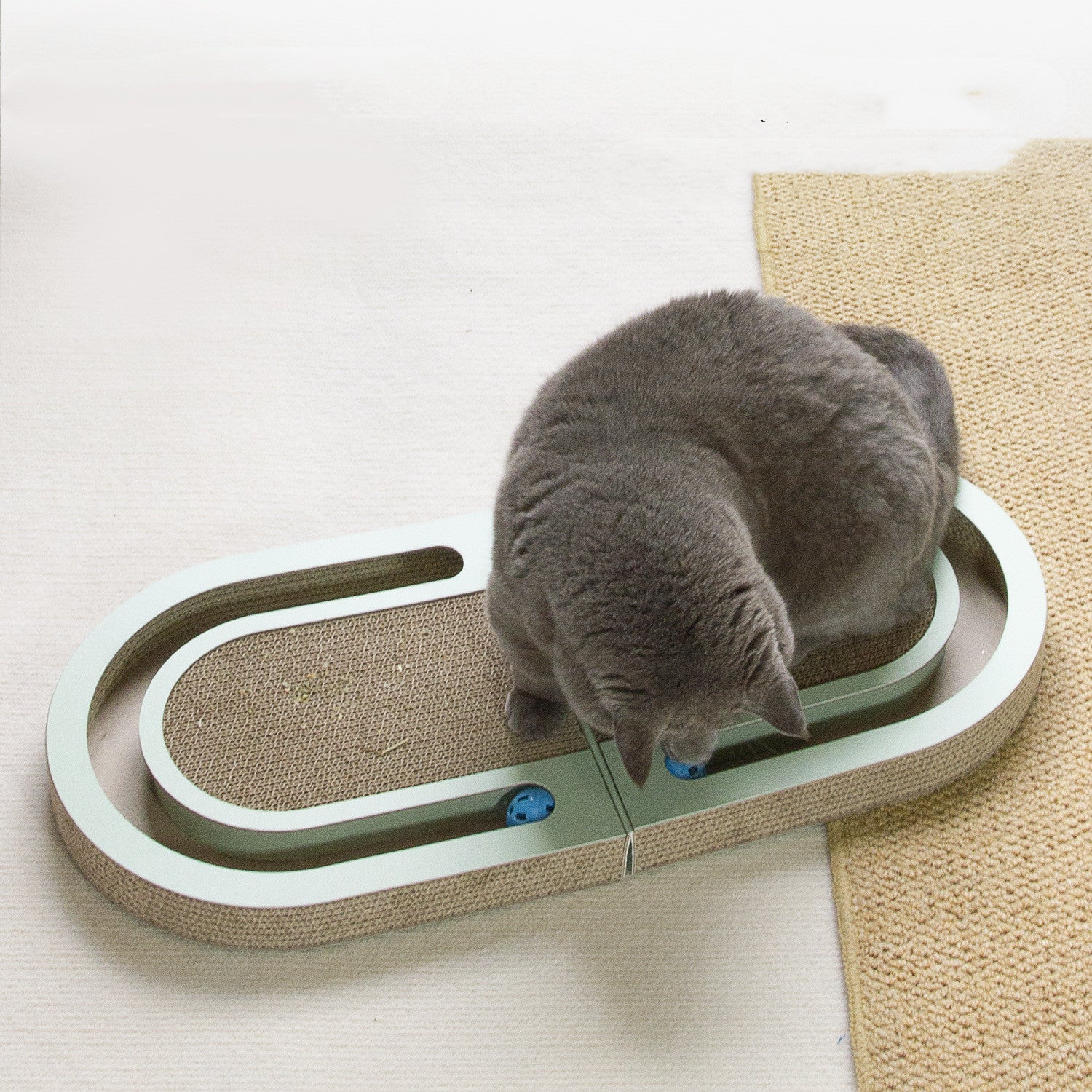 Corrugated Paper Folding Cat Grab Board