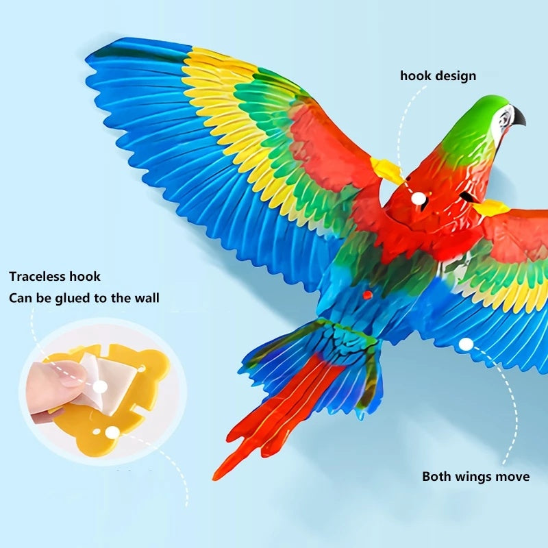 Simulation Bird Cat Interactive Pet Toys Hanging Eagle Flying