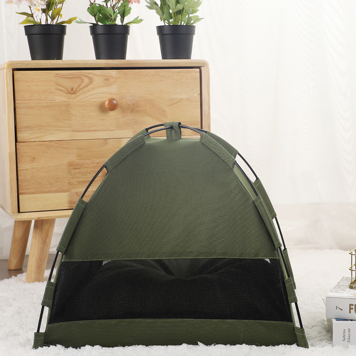 Cat Tent Bed With Removable Non-Slip Soft Pad